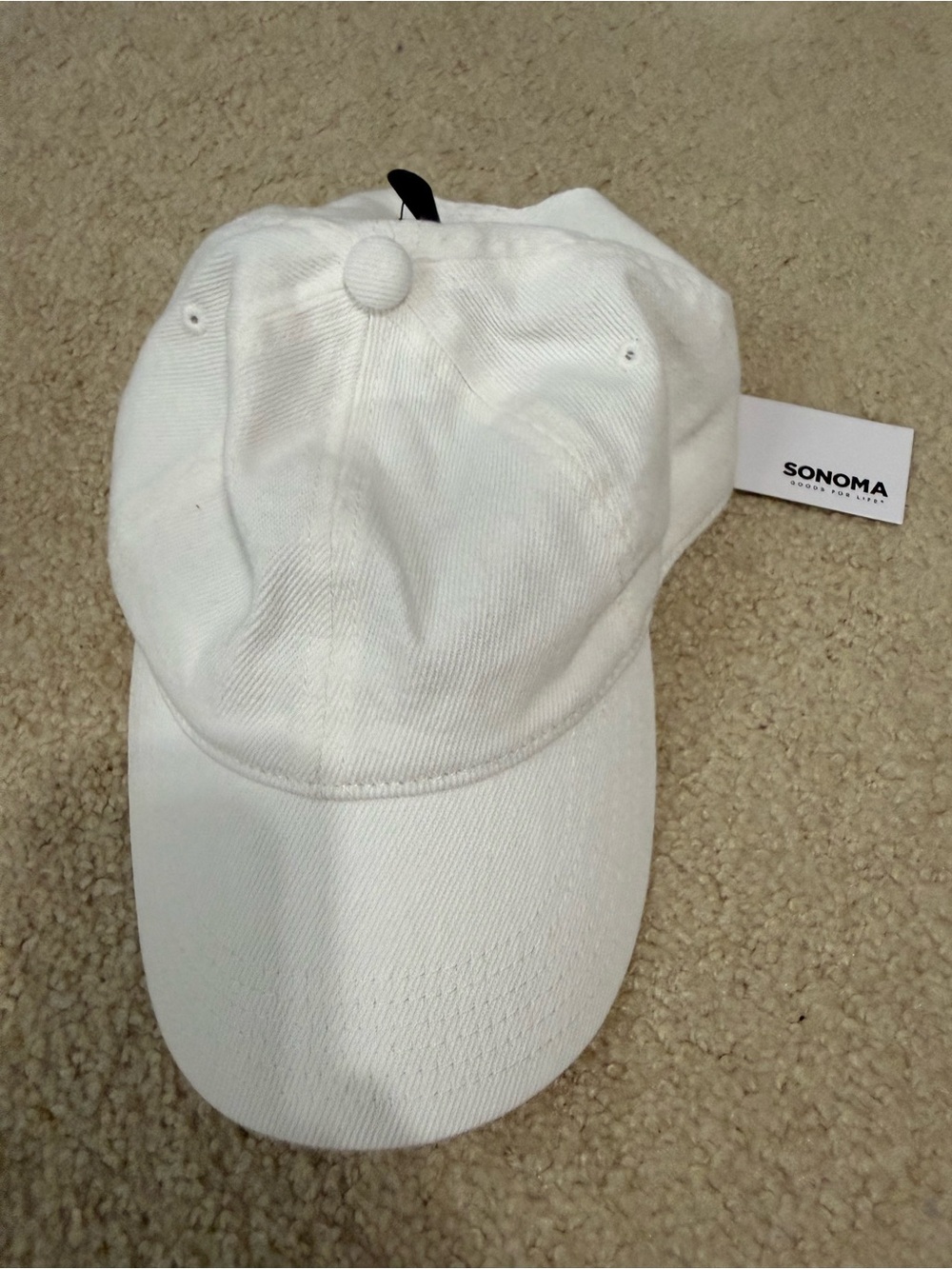 Kohl's SONOMA White Casual Baseball Cap